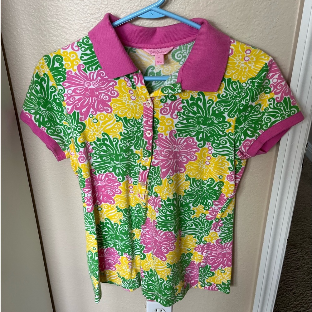 Lilly Pulitzer button top